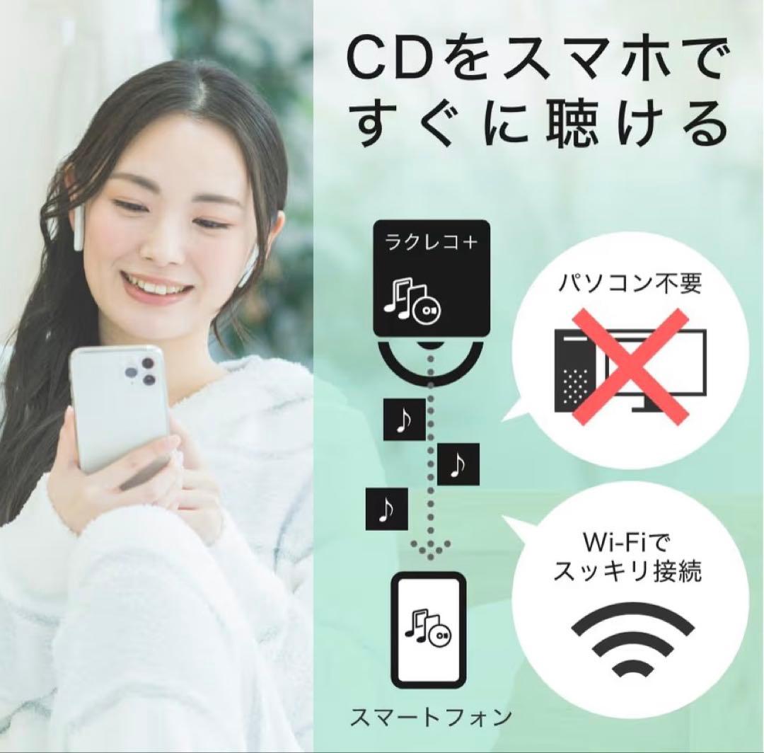 ラクレコ+ シンプルモデル RR-W1 ホワイト