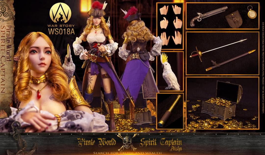 1/6 アクションフィギュア キャプテン エルサ（WS018A）7092