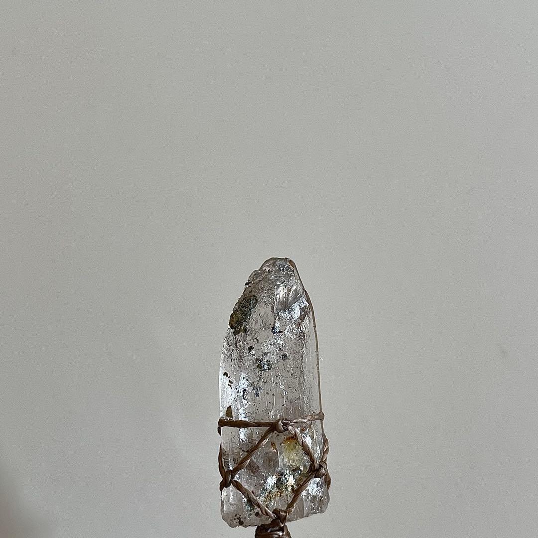 ヒマラヤ水晶 ガネッシュヒマール ＊ マクラメペンダント ネックレス15