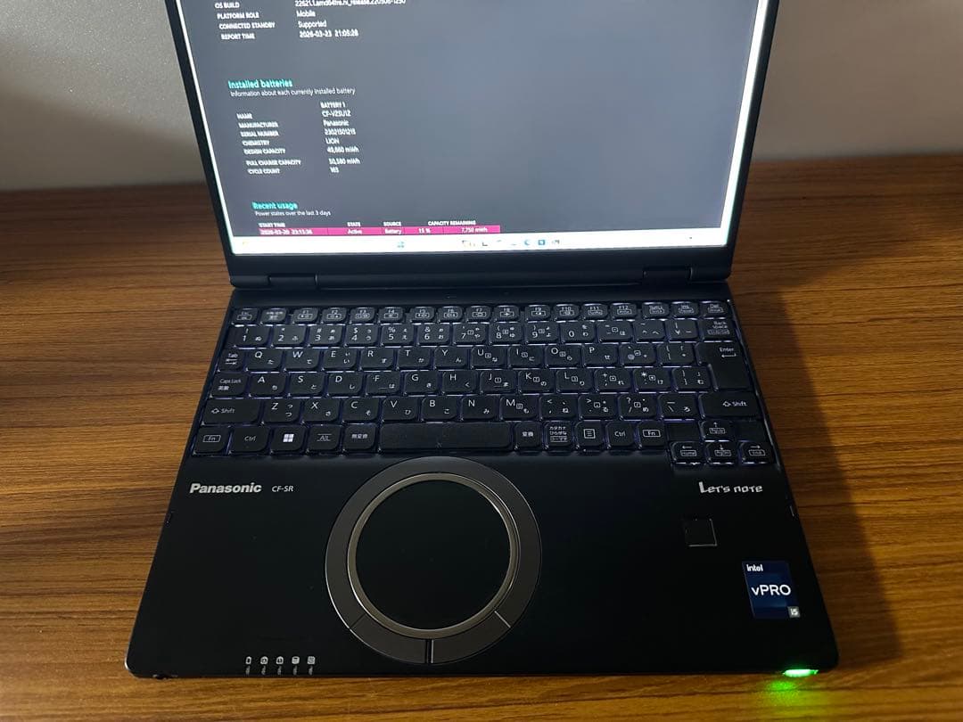Windowsノート本体 2. Let's note CF-SR4 i5-1345 16Gb 256Gb