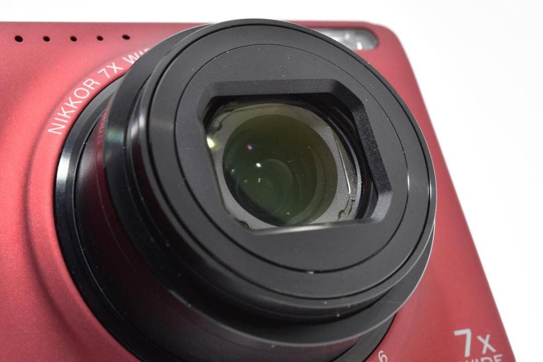 美品 ニコン　Nikon COOLPIX S6000 レッド ＃A432