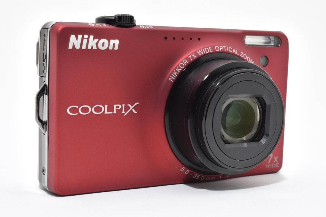 美品 ニコン　Nikon COOLPIX S6000 レッド ＃A432