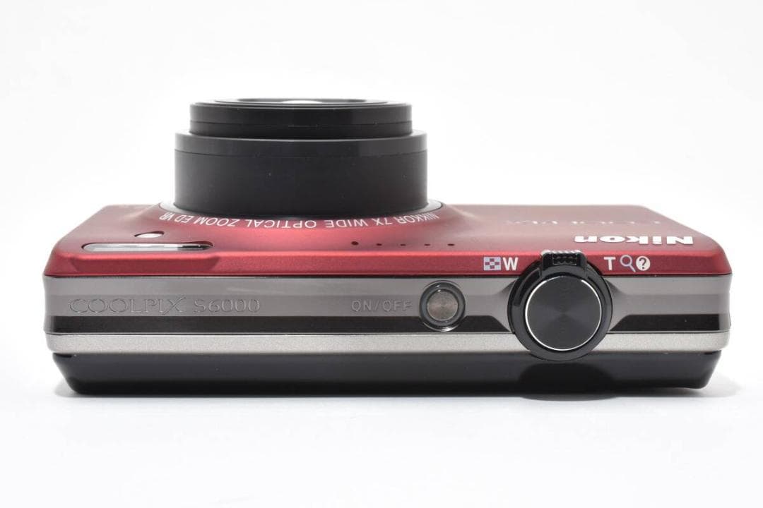 美品 ニコン　Nikon COOLPIX S6000 レッド ＃A432