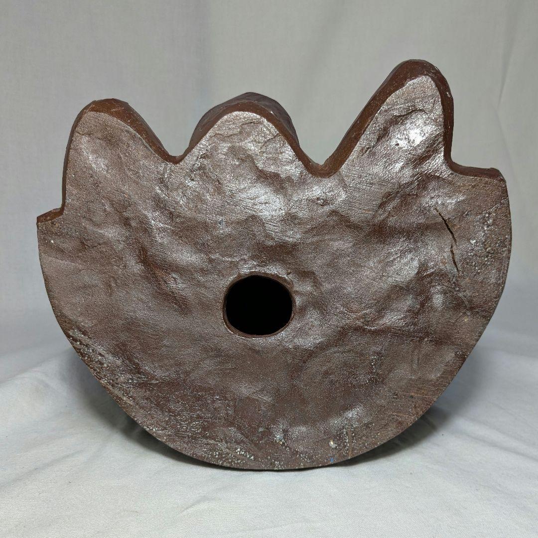 備前焼 鐘馗像 置物 縁起物 魔除け 厄除け 神仏 陶像 細工物 インテリア