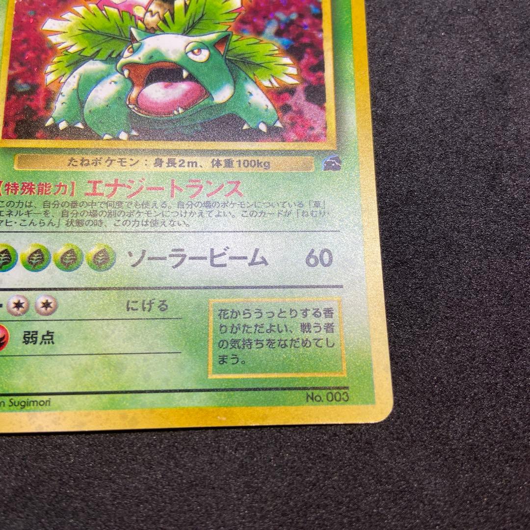 【旧裏ポケモンカード】イントロパック　フシギバナ（フシギダネマーク）プロモカード