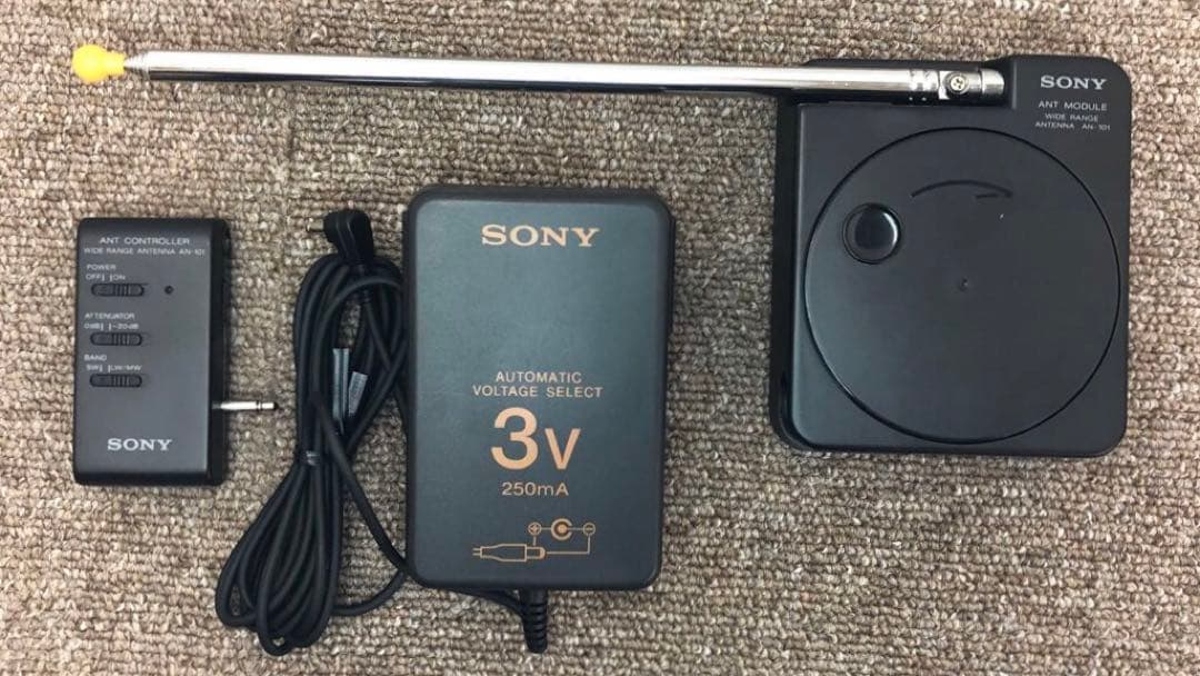 SONY ICF-SW1S 付属多数 フルセット級 BCL短波ラジオ ジャンク