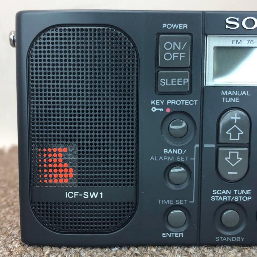 SONY ICF-SW1S 付属多数 フルセット級 BCL短波ラジオ ジャンク