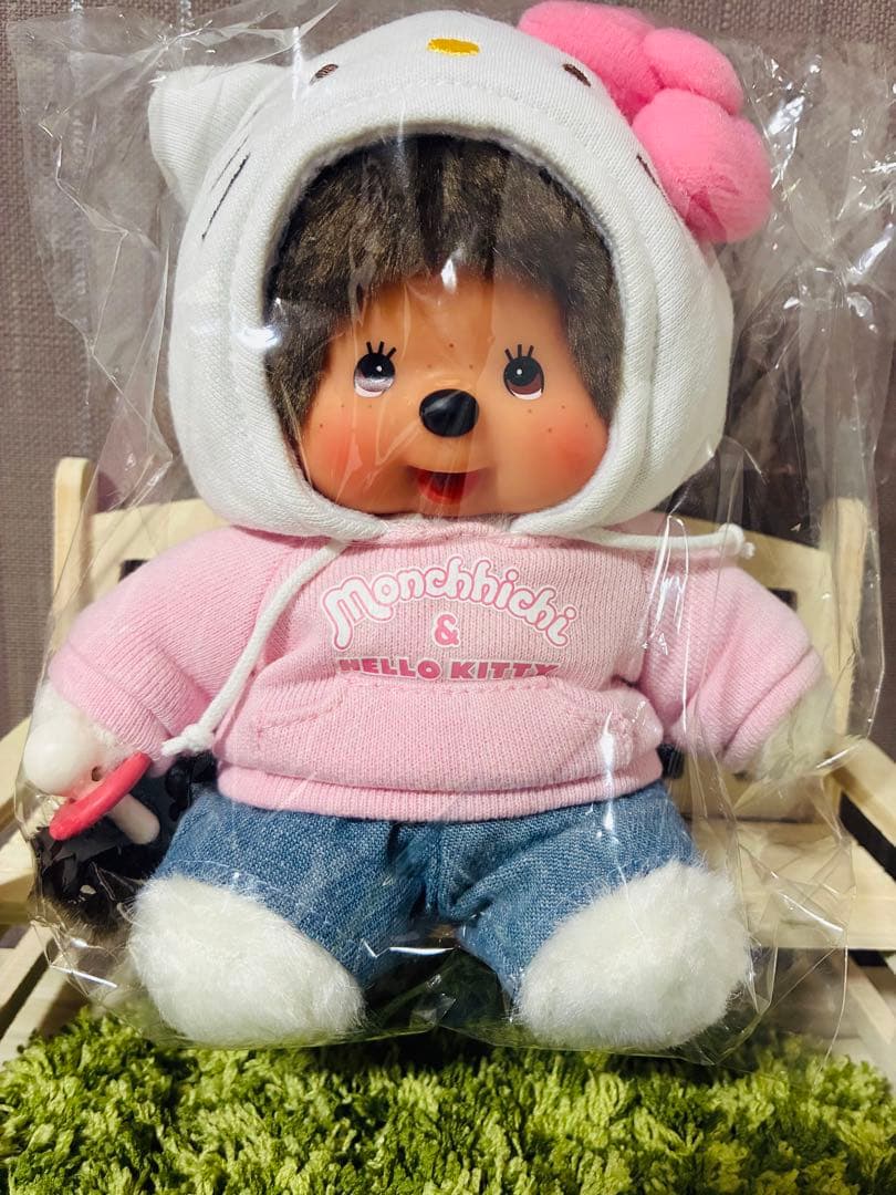 2018年　キティドール モンチッチSサイズ　パーカー　お座り