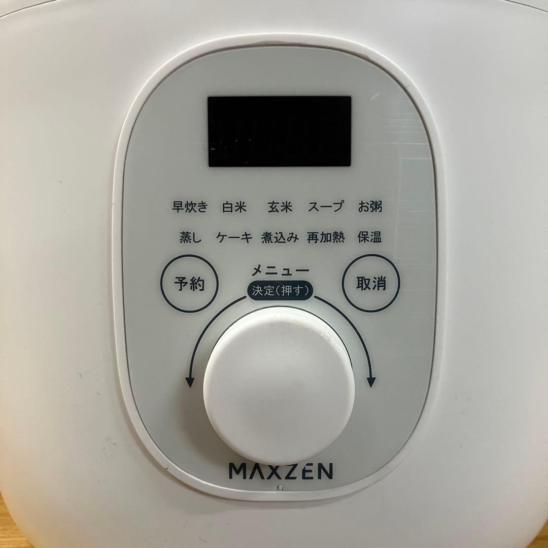 一都三県限定　配送無料　炊飯器　多機能　MAXZEN 2023年製　4合