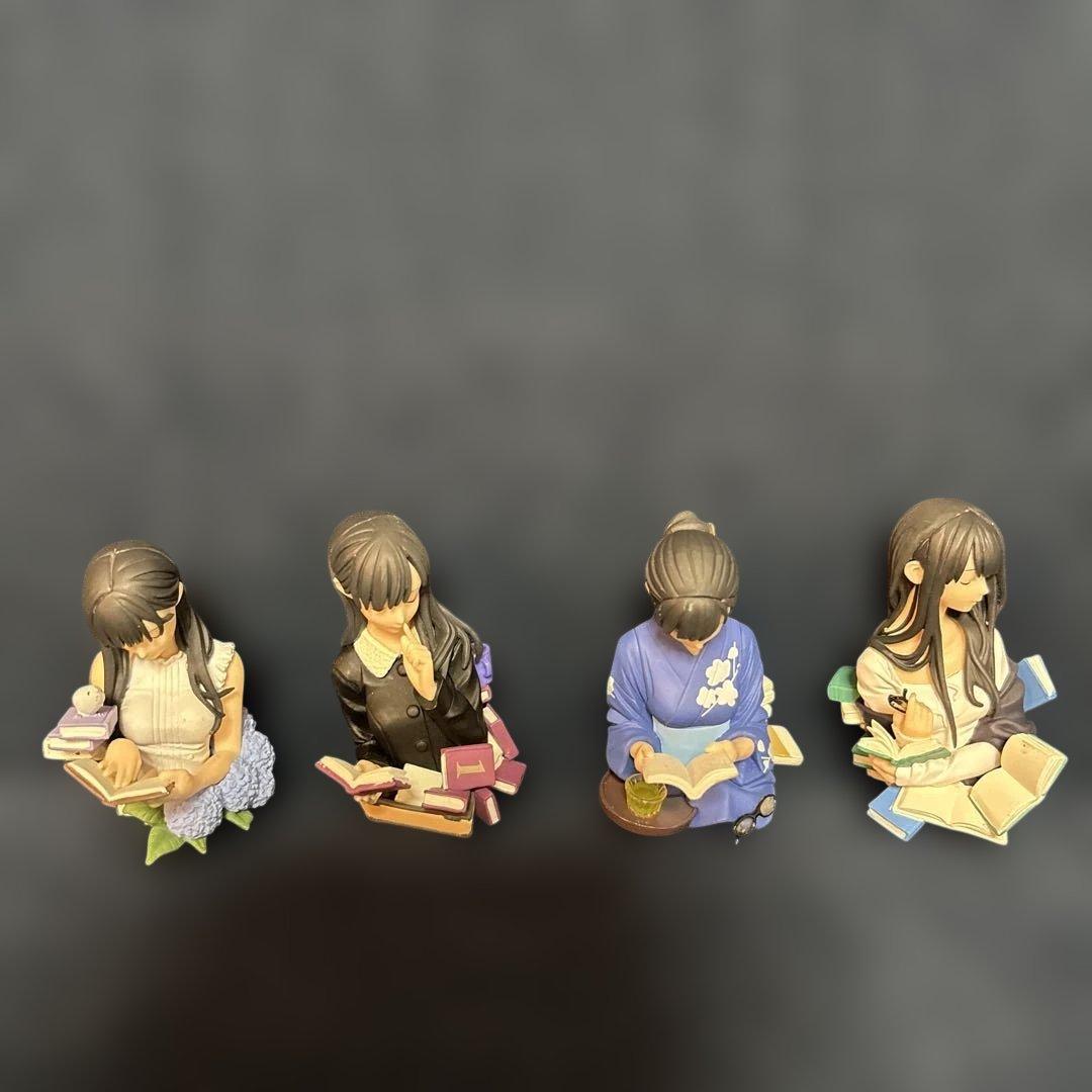 海洋堂 カプセルQ ビブリア古書堂の事件手帖 栞子さん 表紙画胸像集 フィギュア