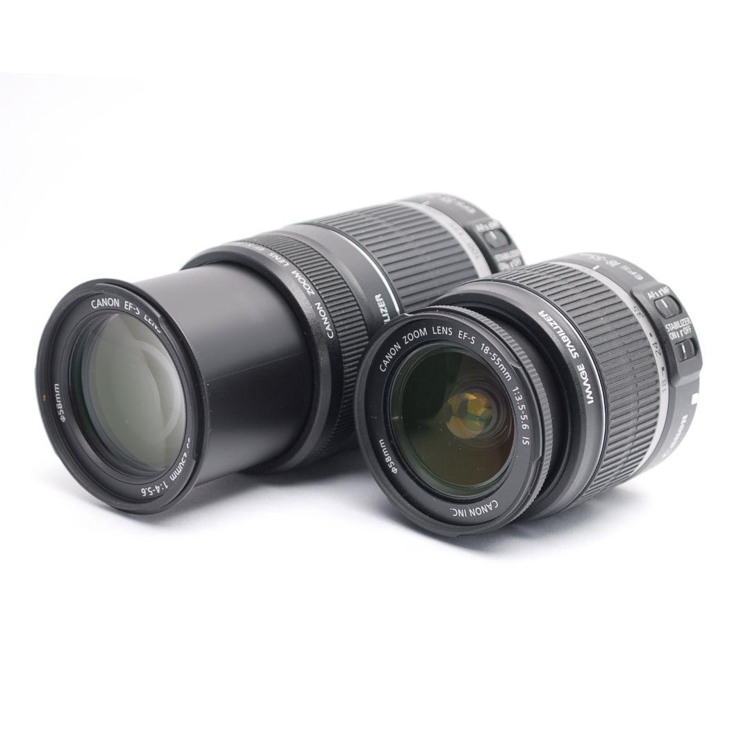 即購入1000円OFF 美品 Canon Kiss X3 手ブレ補正ダブルズーム