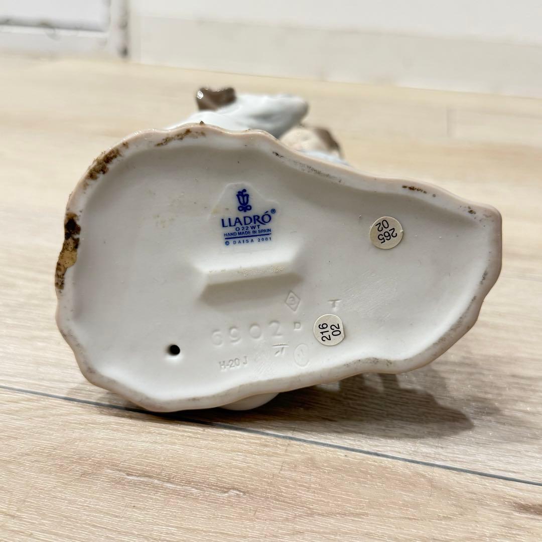 美品 リヤドロ フィギュリン 人気作 僕の親友 男の子 愛犬 LLADRO