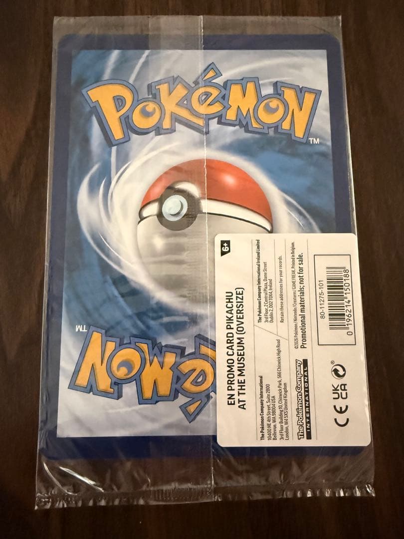 2枚Pikachu at the Museum ピカチュウ ロンドン