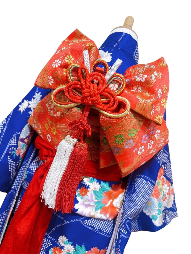 お買い得品♡七五三　7歳　女の子　フルセット　一式　青紫　正絹