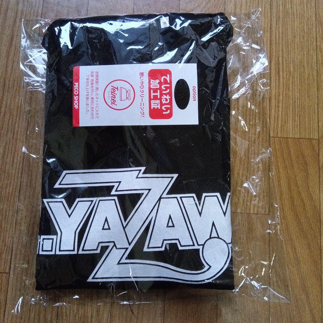 矢沢永吉 E.YAZAWAロゴ Tシャツ Mサイズ 黒/白 ネックレス付き