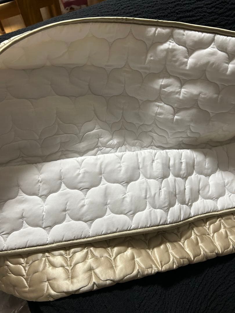 新品　SILK-SKIN 敷きパッド 120cm x 205cm 表地総シルク