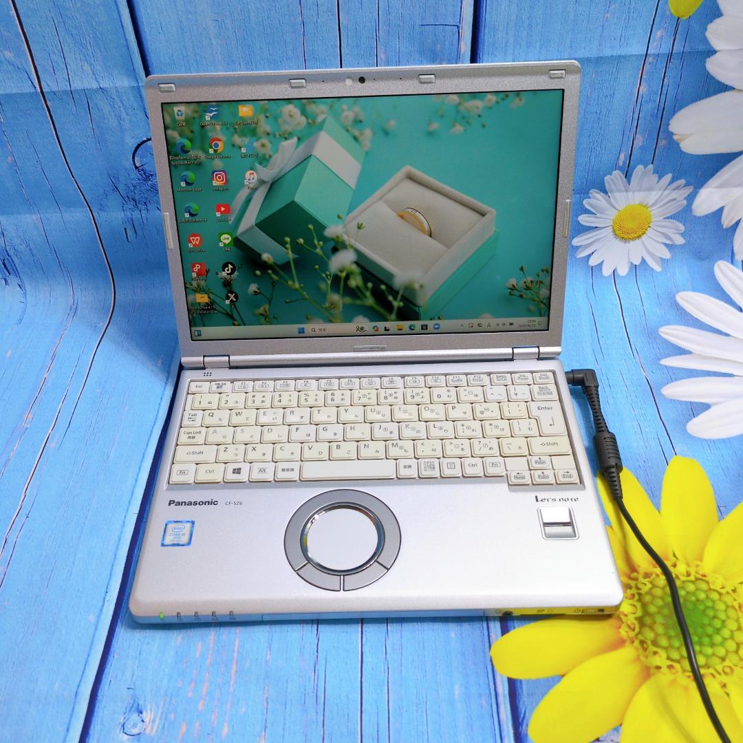 すぐに使える✨超人気レッツノートCF-SZ6✨Windows11ノートパソコン