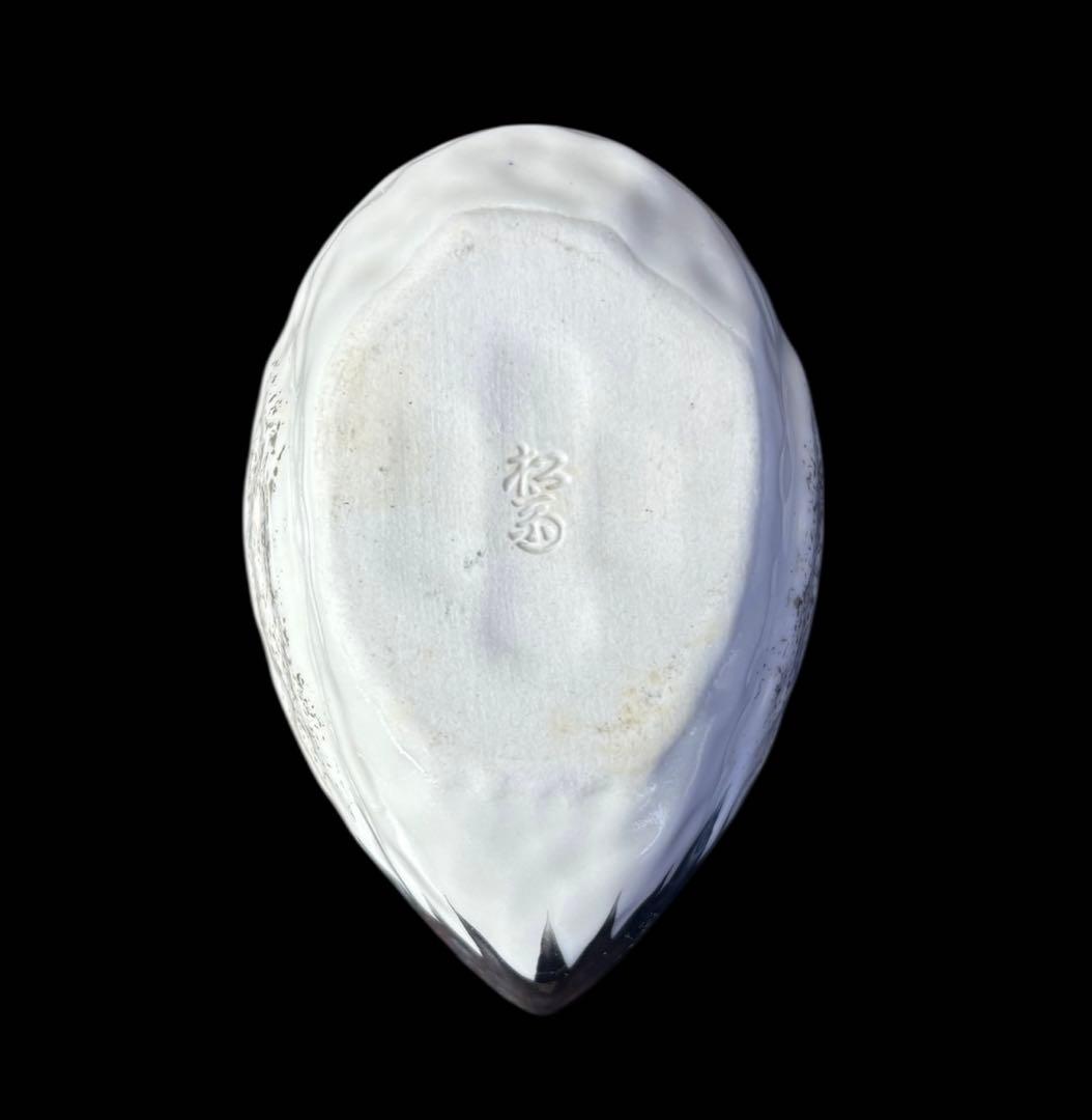 [10客セット] 松斎 色絵 金彩 鶴形 蓋物 向付 古美術 割烹 懐石料理