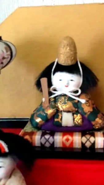 雛人形セット 、アクリルケース入り　　小さいサイズ