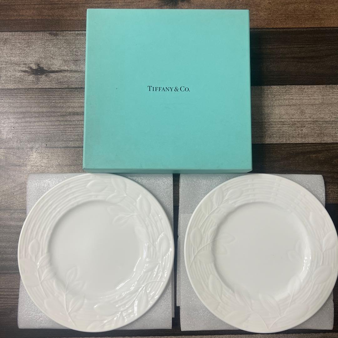 新品・未使用・長期自宅保管★Tiffany＆Co. ★ お皿2枚セット