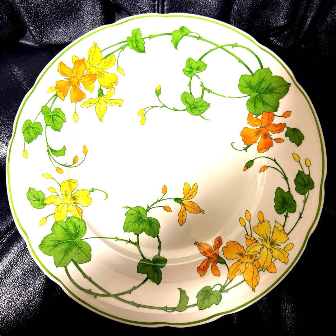 ビレロイボッホ　ゼラニウム　約27㎝プレート