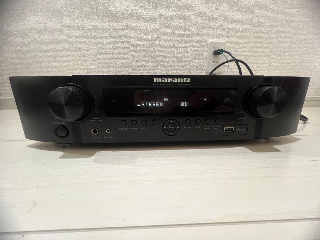 値下げ　Marantz AVアンプ ブラック NR1602 ジャンク扱い