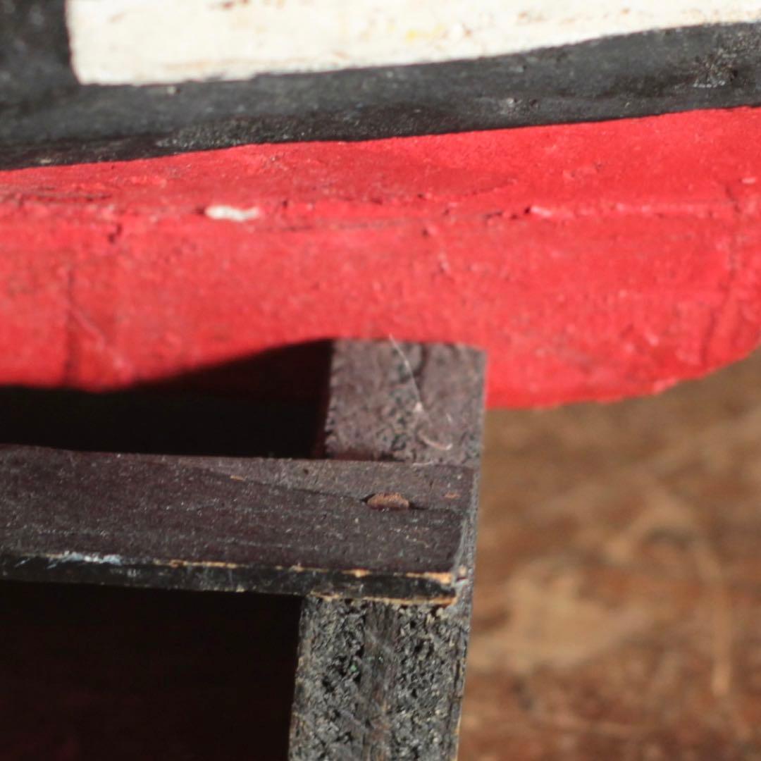 古い 木の 船 工作 古道具 アンティーク 木製船 オブジェ