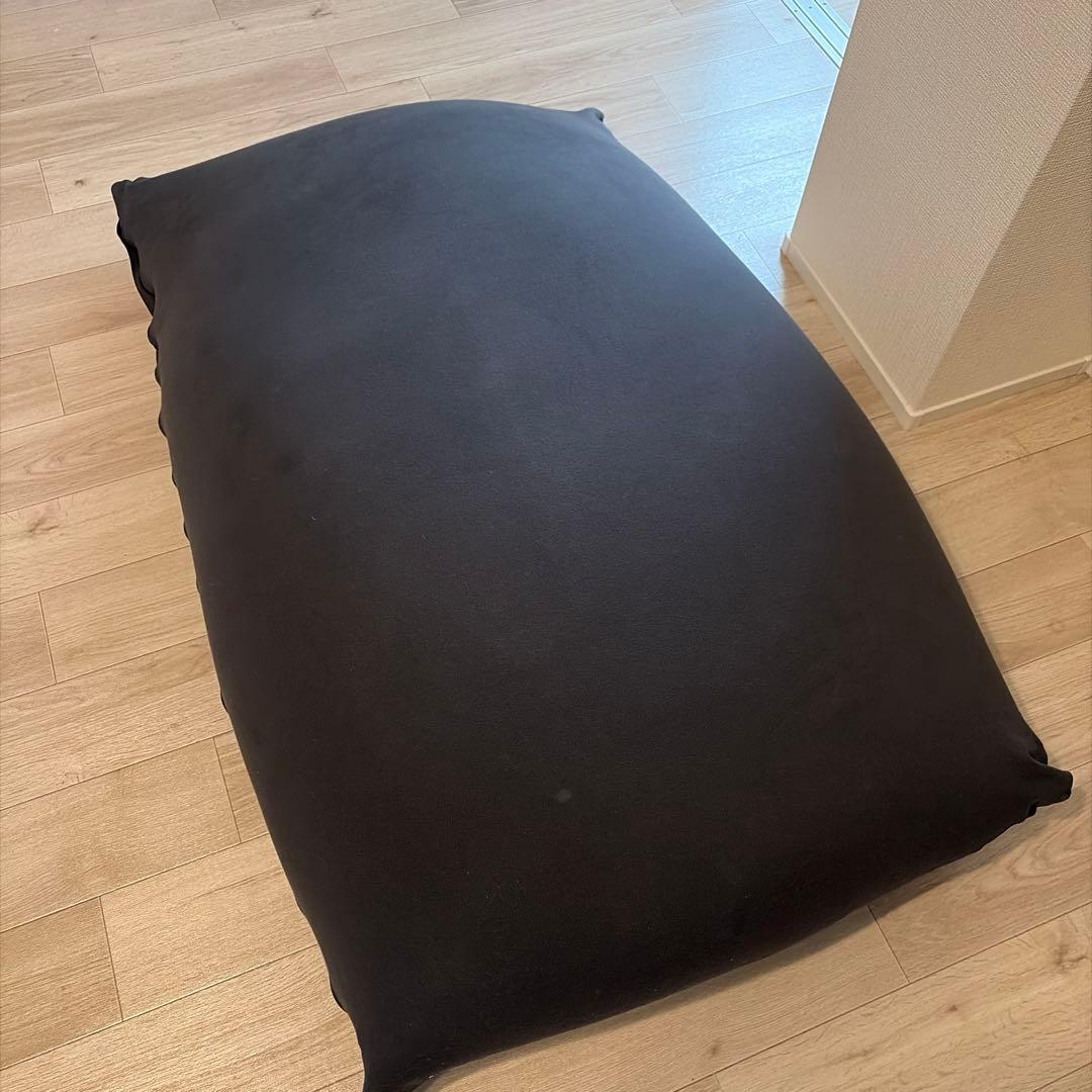 【大阪！直接手渡し希望】yogibo マックス ダークグレー　ビーズクッション