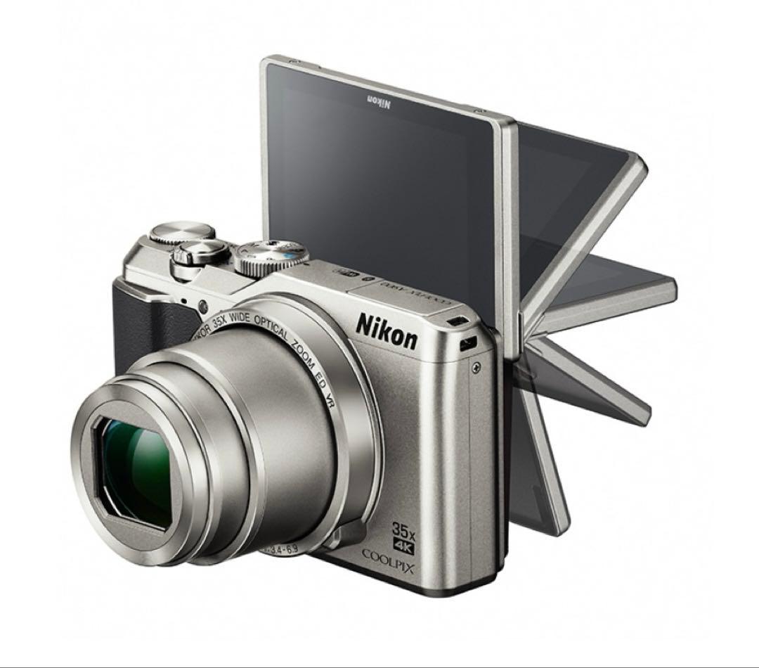 【美品】Nikon COOLPIX A900 シルバー　35倍光学ズーム