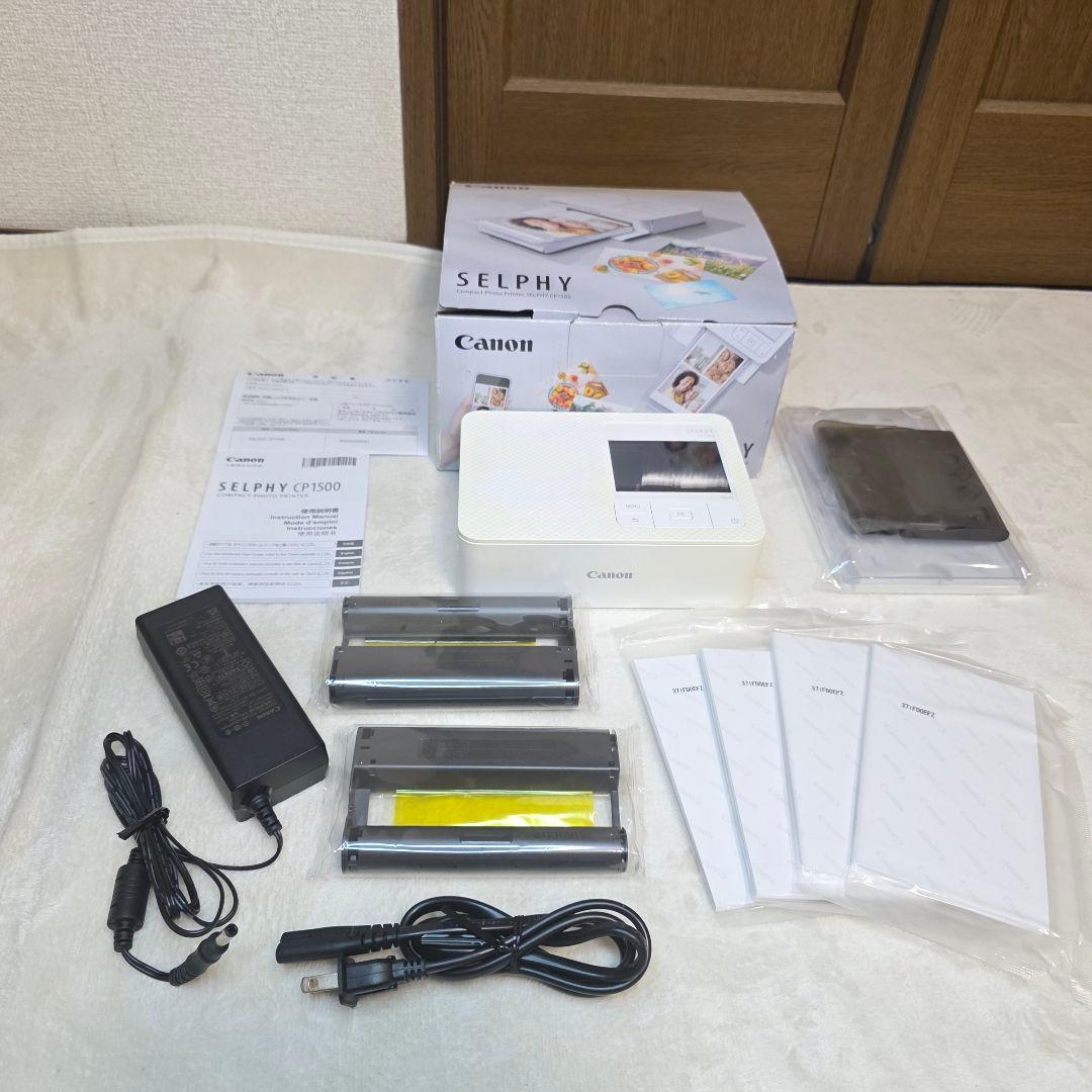 603即使用】Canon SELPHY CP1500 & KL-36IP セット
