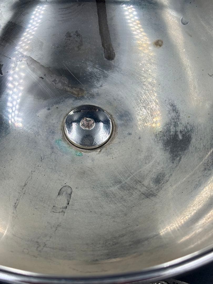 英国アンティーク　ローズボウル・フラワーボウル/ベース　シルバープレート　大