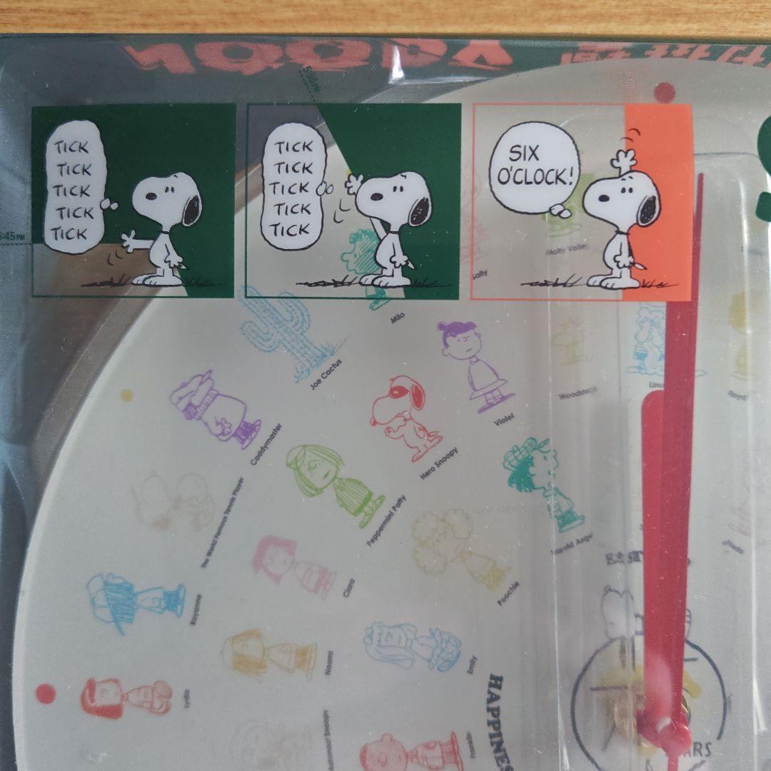 スヌーピー未使用掛時計75周年記念版①2025年　宝島社