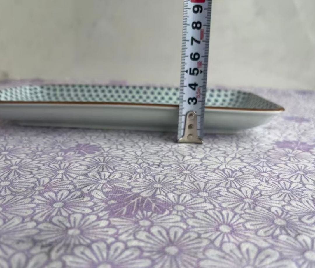 九谷焼　青郊窯　長皿　5枚セット　角皿