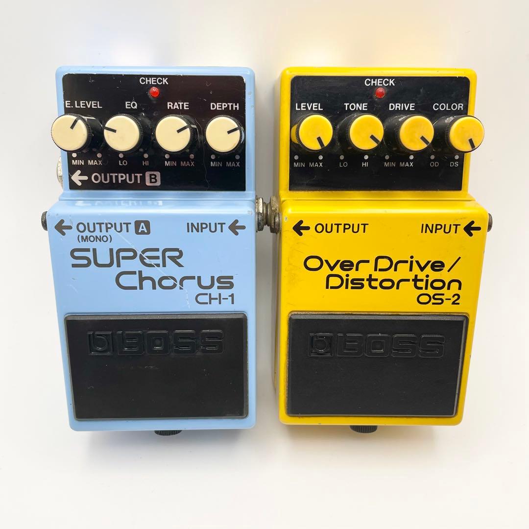 BOSS エフェクターセット OS-2 / SUPER Chorus CH-1