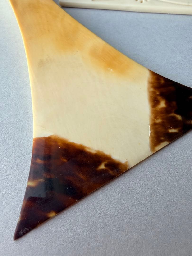 ヴィンテージ　三味線　バチ　鼈甲撥　天然