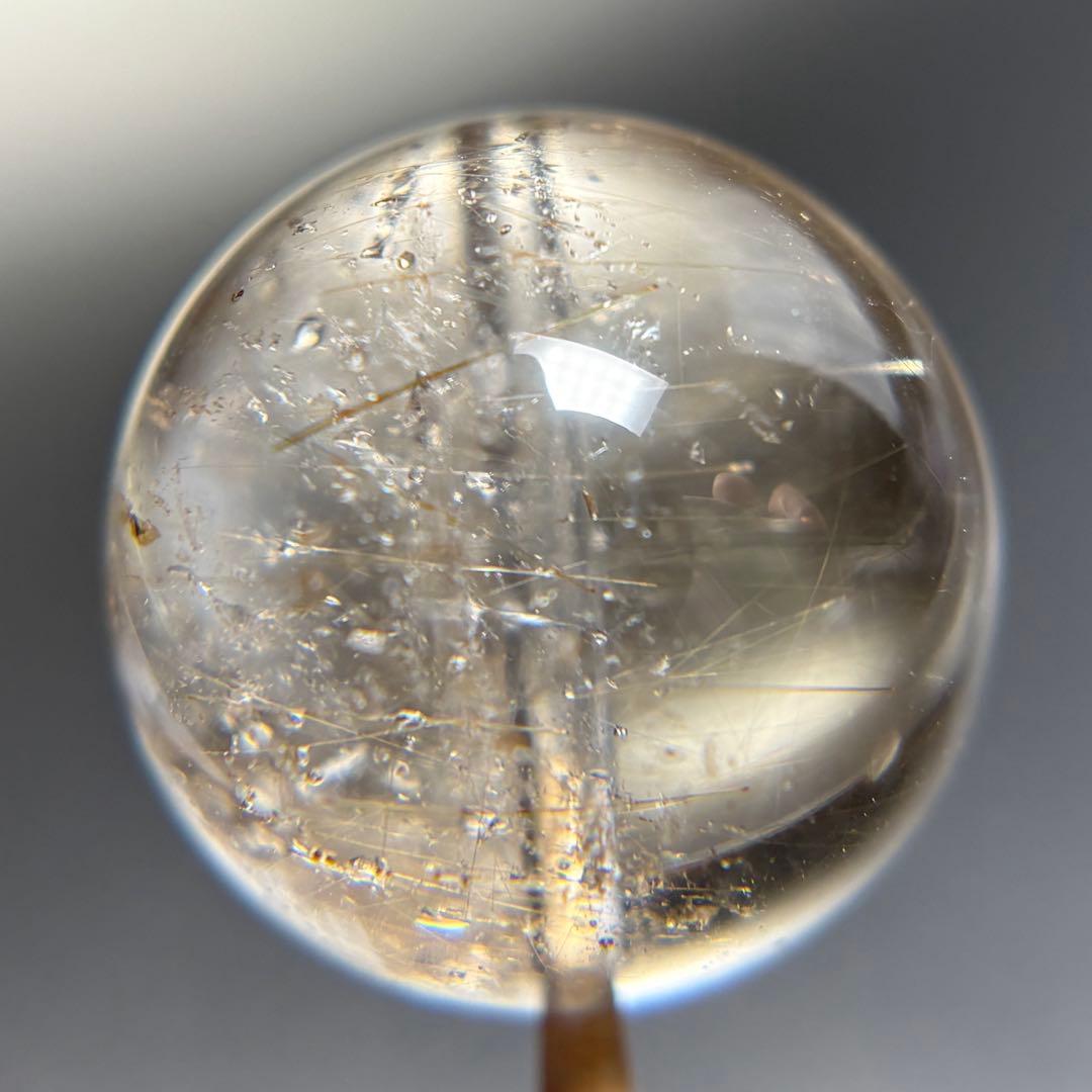 希少極上 サゲニティック水入り水晶 Ｋ901