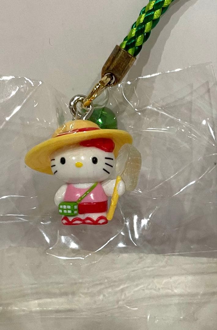 ハ*ー様 ハローキティ 根付 ストラップ　夏期限定　絵日記
