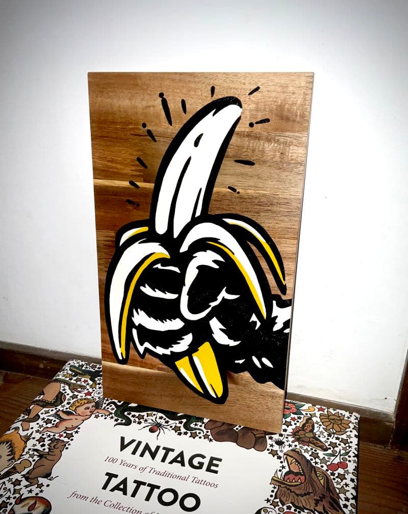 【BANANAMAN】手描きアート