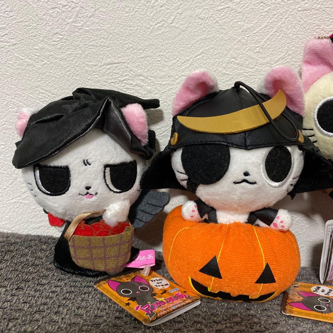 激レア！新品　にゃんぱいあ ハロウィンますこっと ぬいぐるみ 全４種セット10