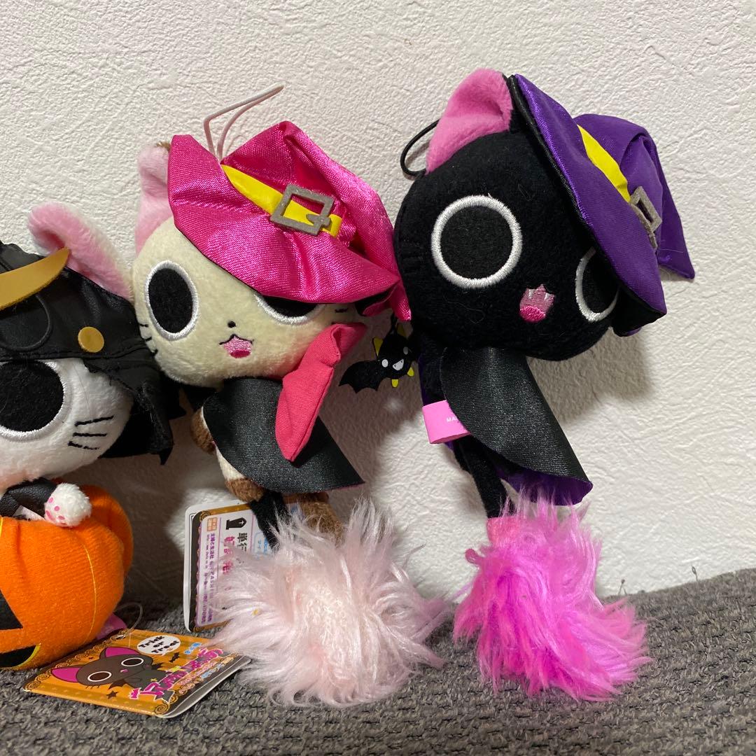 激レア！新品　にゃんぱいあ ハロウィンますこっと ぬいぐるみ 全４種セット10