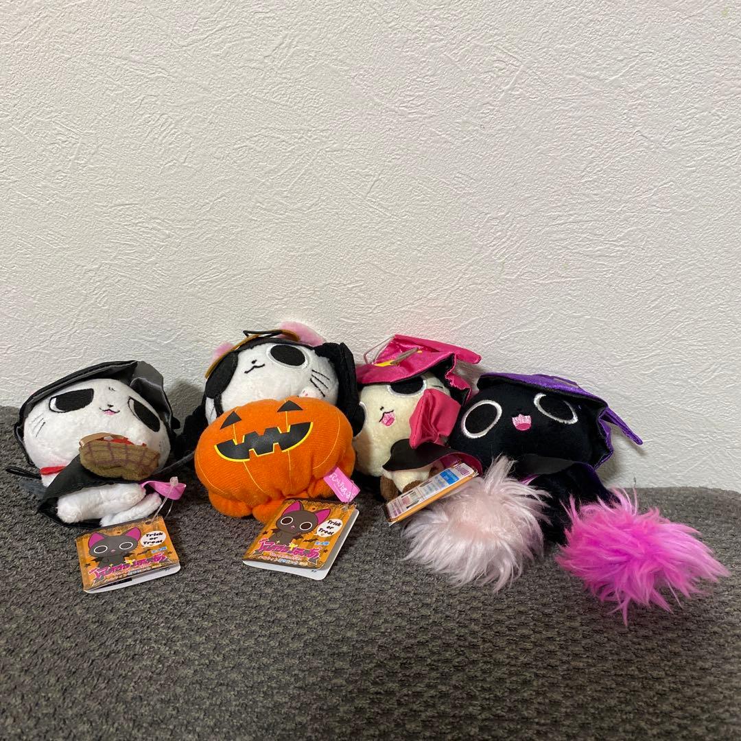 激レア！新品　にゃんぱいあ ハロウィンますこっと ぬいぐるみ 全４種セット10