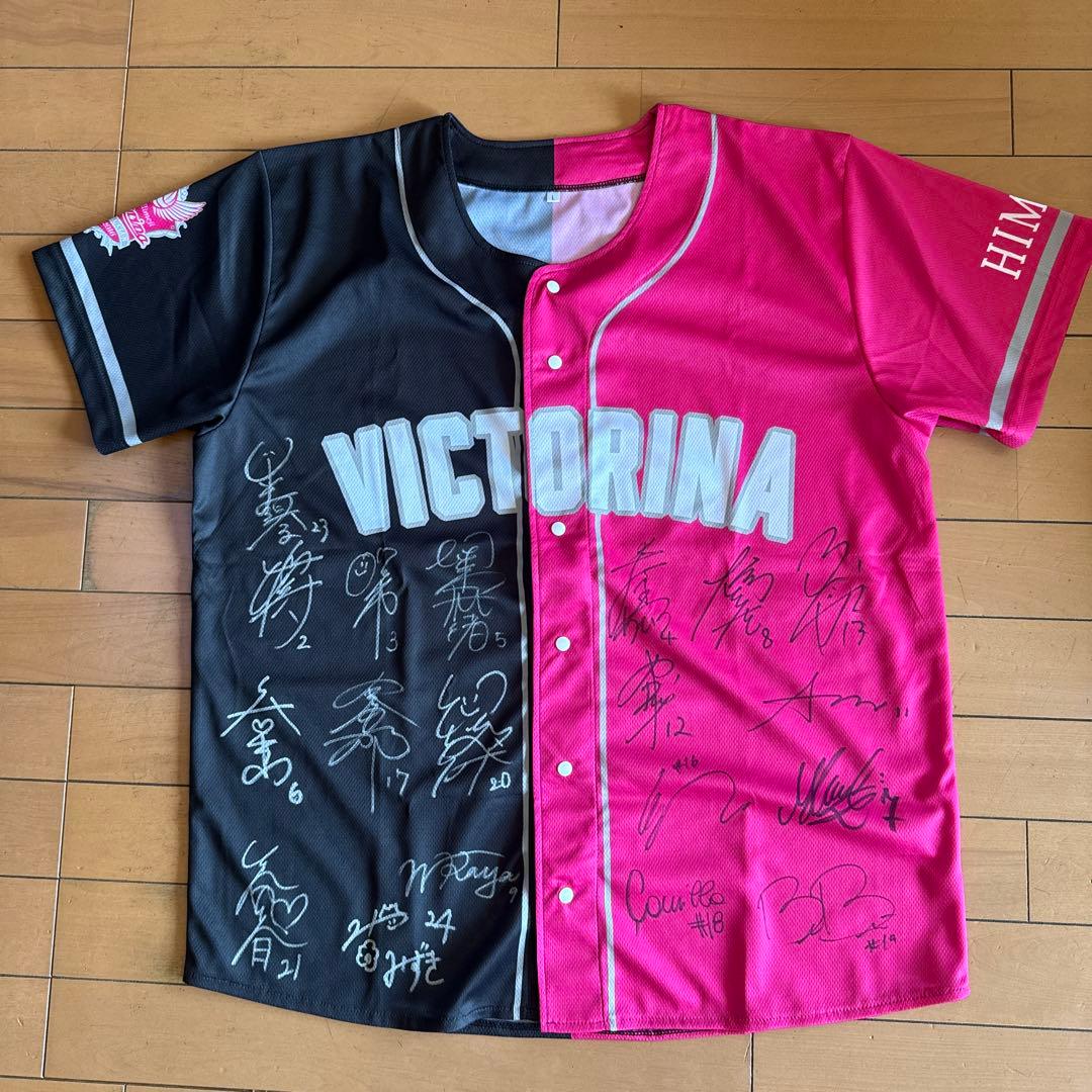 直筆サイン入りヴィクトリーナ姫路応援シャツ
