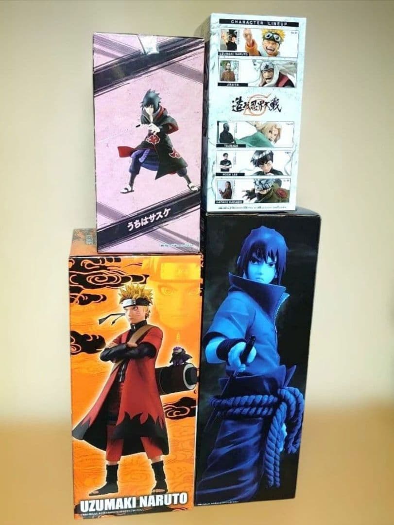 一番くじ ナルト 疾風伝 A賞 うずまきナルト B賞 サスケ リー フィギュア