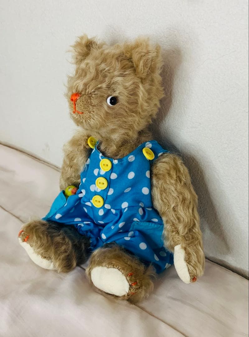 ハンドメイド　テディベア あんぱんくん