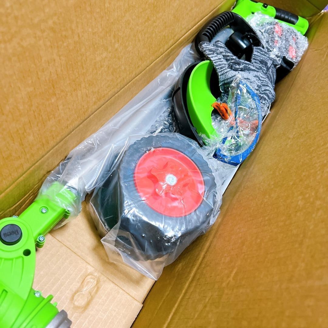 【最新モデル】充電式草刈り機 21V強力パワー 軽量静音 角度調整可