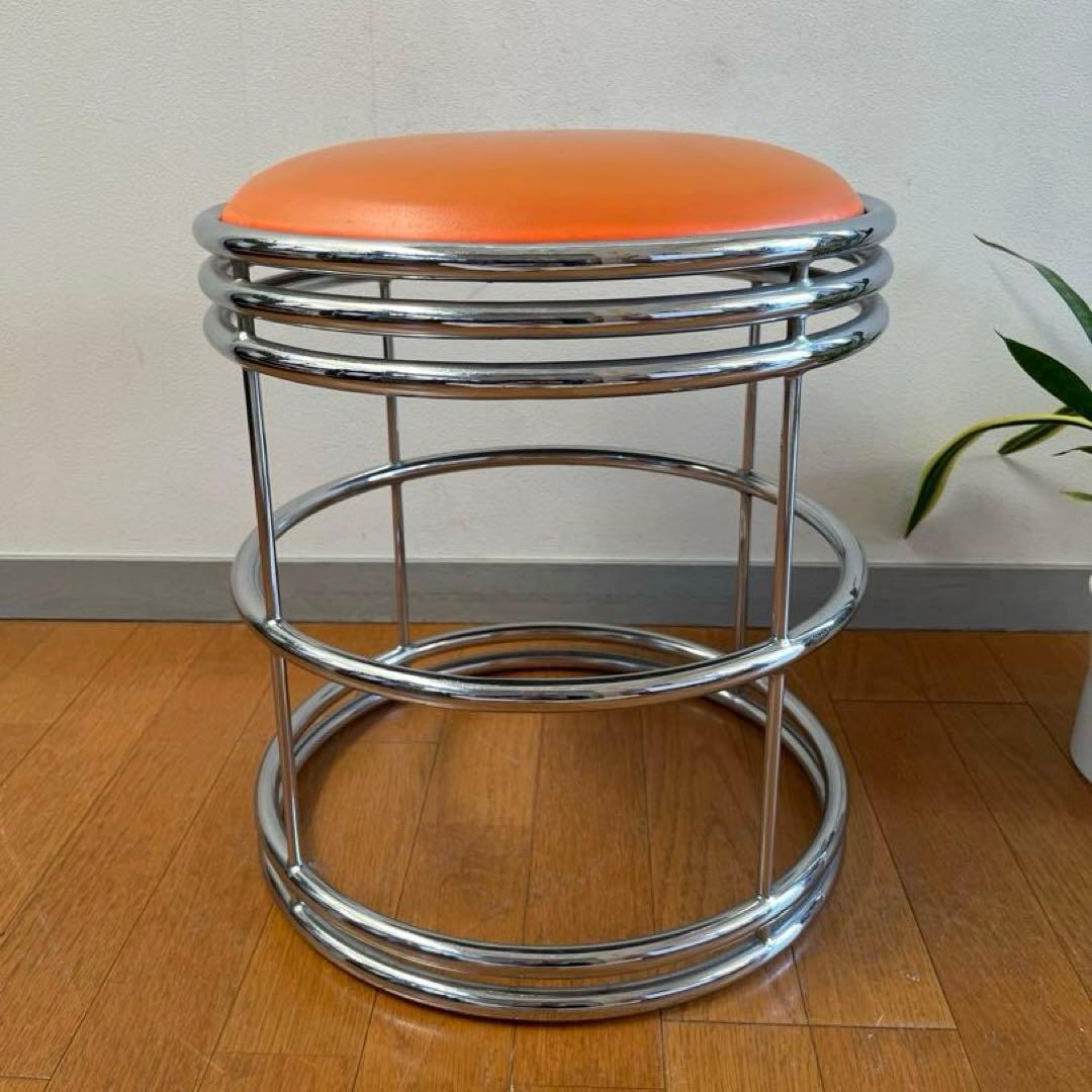 ヴィンテージ　スツール　② ミッドセンチュリー　アールデコ　スペースエイジ