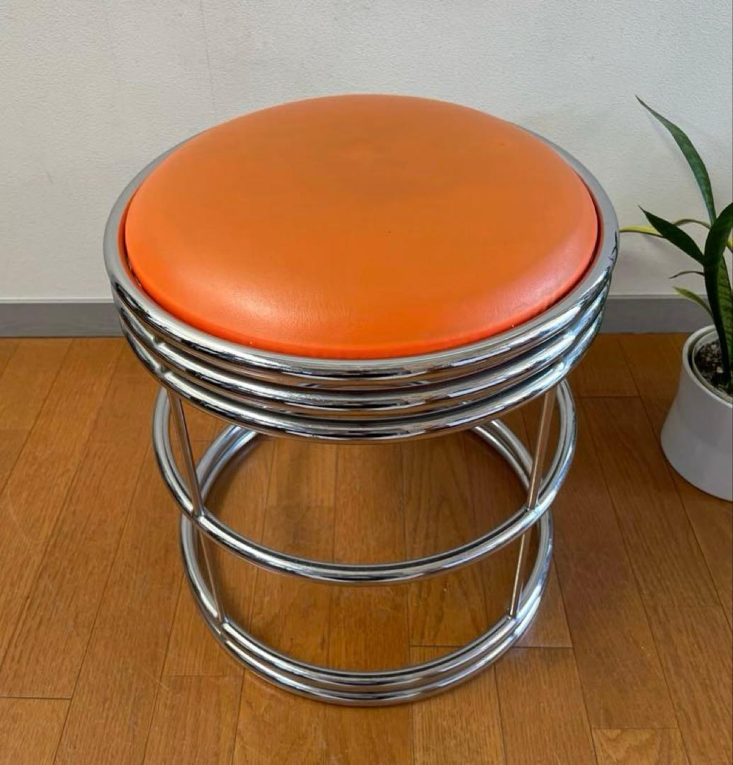 ヴィンテージ　スツール　② ミッドセンチュリー　アールデコ　スペースエイジ