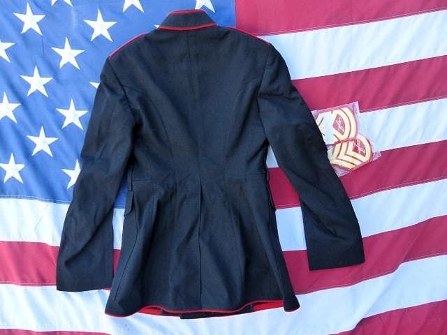 米軍実物 未使用 USMC ブルードレス ジャケット　35S　DB71