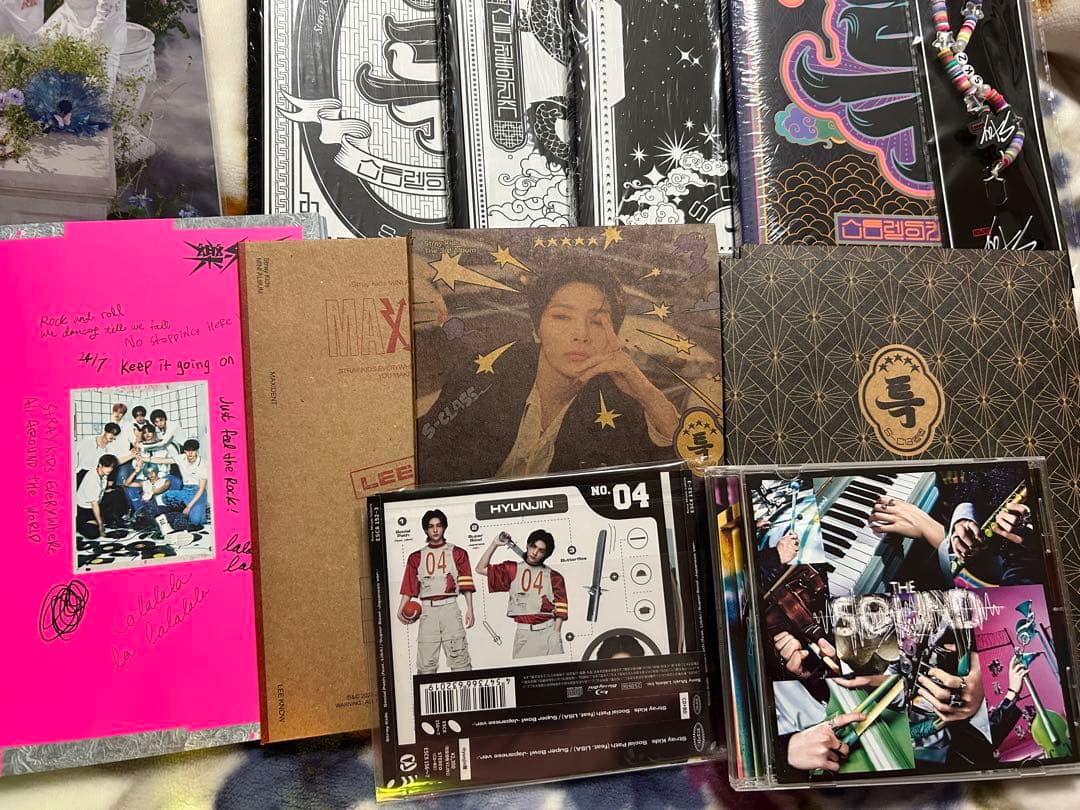 スキズ　グッズ　まとめ売り　うちわ　アルバム　ペンライトver1 スローガン