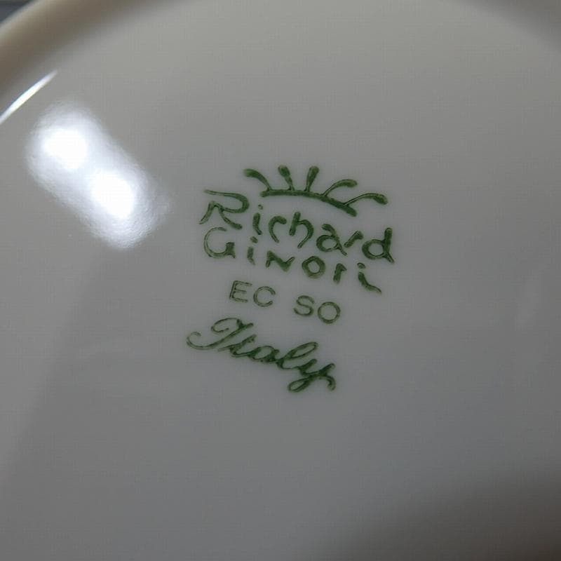 Pearl 様RU-6010　リチャードジノリ　10枚を8枚のみ